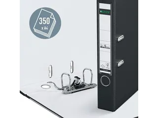 Leitz 1015 Ordner A4 50mm PP Zwart met 180° Mechaniek - 6