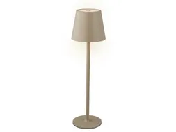 Tafellamp Lumineo led oplaadbaar steady binnen bruin