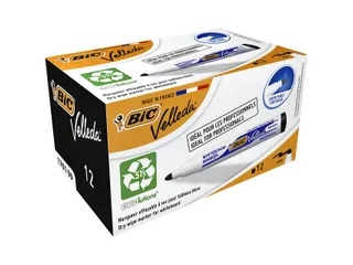 Viltstift Bic Velleda 1701 whiteboard rond large zwart - 4