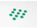 Aimants Mémo 20mm Rond Vert 10 pièces