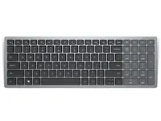 OUTLET Clavier sans fil RF + Bluetooth DELL KB740 AZERTY Belge gris/no