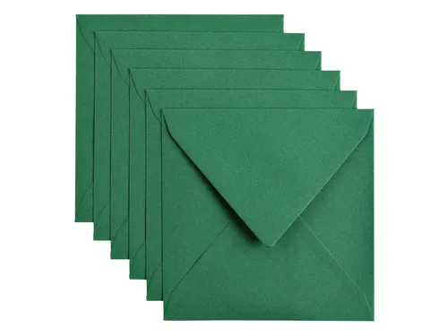 Envelop Papicolor 140x140mm Dennengroen Gegomd