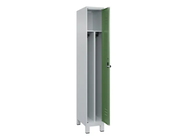 armoire vestiaire noir et blanc,HxlxP 1950x300x500mm,1compart.