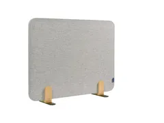 Elements Bureauscherm akoestisch 60x80cm Licht Grijs Houders