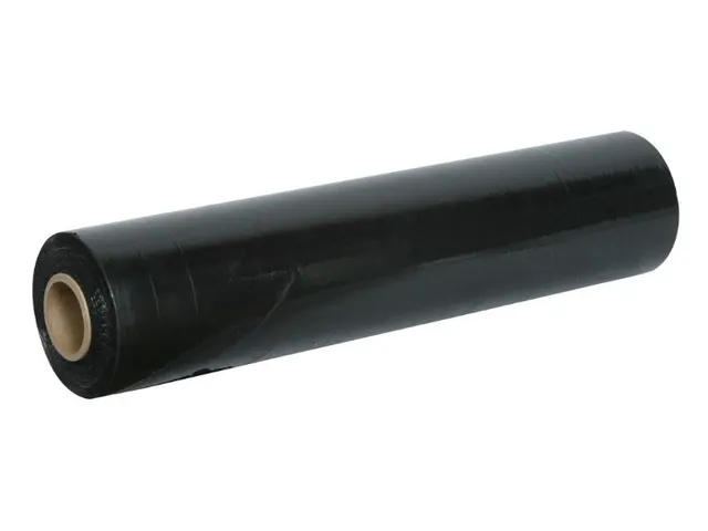 Handwikkelfolie Zwart 20μm 500mmx300m