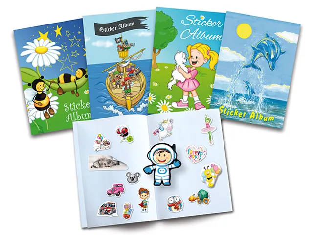 Stickeralbum Bijen Weide A5