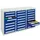 ladekast 900x1490x500mm 24laden vergrendeling RAL7035 RAL5010