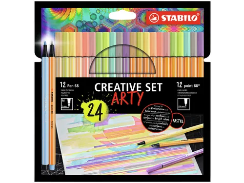 Creative set STABILO 8868/24 Arty assorti etui à 24 stuks