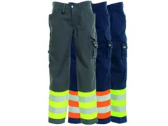 Tranemo 4821 werkbroek, fluo geel/marineblauw, maat 25, per stuk