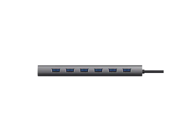 Hub Trust HALYX 7-port USB-A 3.2 zilver