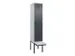 locker met bank,voor scheiding van kleding,HxBxD 2120x400x815mm,1vak