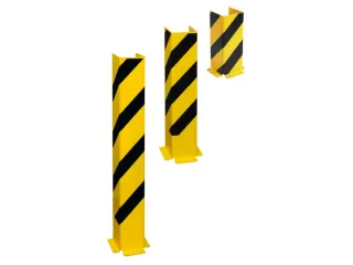 Aanrijdbeveiliging H 1200Mm U-Profiel Dikte 6Mm Plaatstaal Geel/zwart - 1