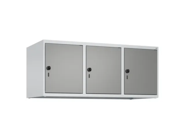 opzetkast,v. locker,3vak.,vak B 400mm,HxBxD 500x1200x500mm