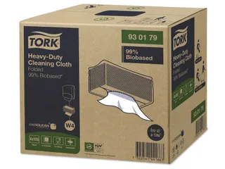 Biobased Heavy-Duty Reinigingsdoeken 1-laags Wit 35,5x41,5cm 420st - 3