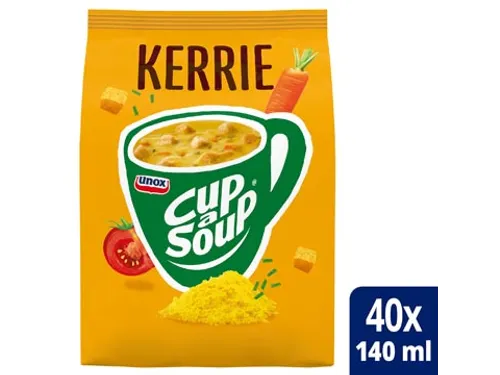 Cup-a-Soup vending, kerrie, 140 ml, zak van 40 porties