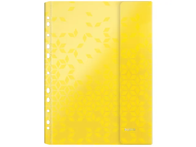 WOW Pochette perforée A4 PP Couleurs assorties
