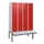 Dubbeldekse dekenkist,HxBxD 1950x1200x815mm,4x2vak.,vak B 300mm
