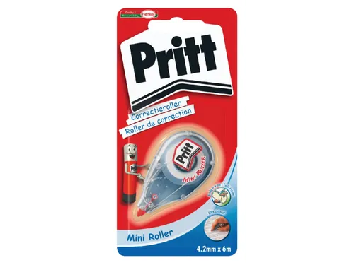 Correctieroller Pritt Mini roller 4.2mmx7m op blister