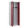 locker voor scheiding van kleding,HxBxD 1850x600x500mm,2vak