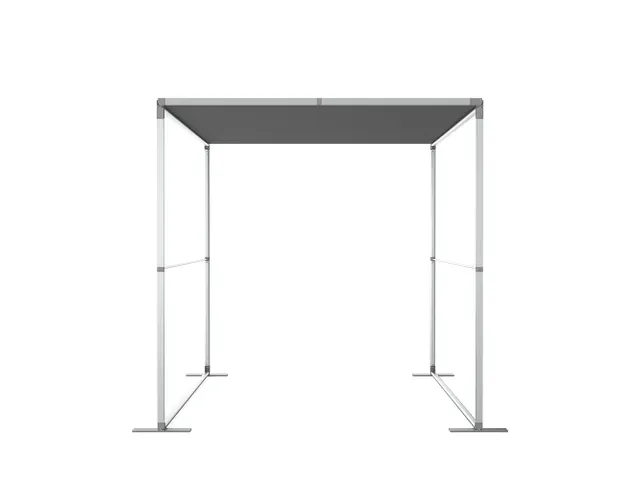 FlexFrame Modulair systeem Dak 120x200cm Zilver frame