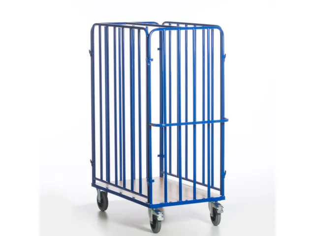 chariot de transport de colis,force 600kg,plateau Lxl 1200x740mm