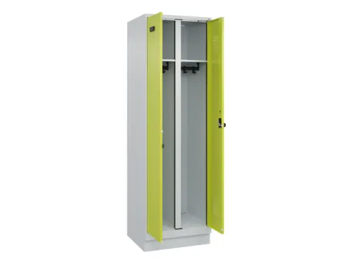 locker voor scheiding van kleding,HxBxD 1950x600x500mm,2vak