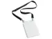 Kit porte-badge évènementiel A6 Lacet textile Noir