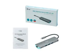 Usb-c Metal Nano Dockingstation 4k Hdmi Lan +