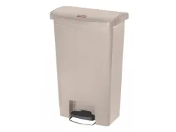 Pedaalemmer Slim Jim Step On Front Kunststof 50 Liter Beige
