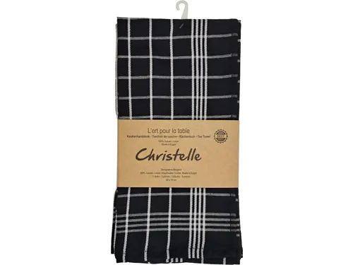 Keukenhanddoeken 100% Coton Made In Egypt 50X70Cm Zwart