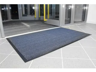 schoonloopmat,HxLxB 7x900x600mm,zwart/blauw - 2