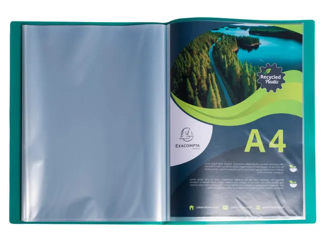 Protège-documents PP recyclé semi-rigide 40 vues Opak - Couleurs ass