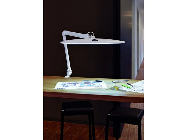 Bureaulamp Maulwork wit dimbaar