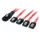 1m Serial Attached SCSI SAS Kabel SFF-8087 naar 4x Vergrendelbare SATA