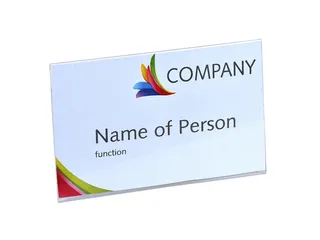 Badge Europel magnetisch 75x40mm - 8