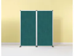 Scheidingswand Prikbord Camira 110x120cm dubbelzijdig