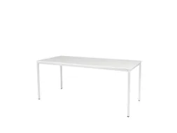Domino Basic Tafel Vaste Hoogte 1800x800mm Wit 25mm Wit 4-Poots