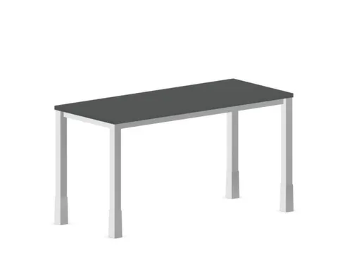 In hoogte verstelbaar bureau,HxBxD 720-840x1400x600mm,MS-donkergrijs