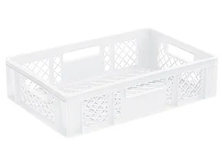 Euronorm Stapelkrat Hxlxb 150x600x400mm 27liter Open Wit - 1