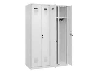 locker voor scheiding van kleding,HxBxD 1850x1200x500mm,4vak - 1