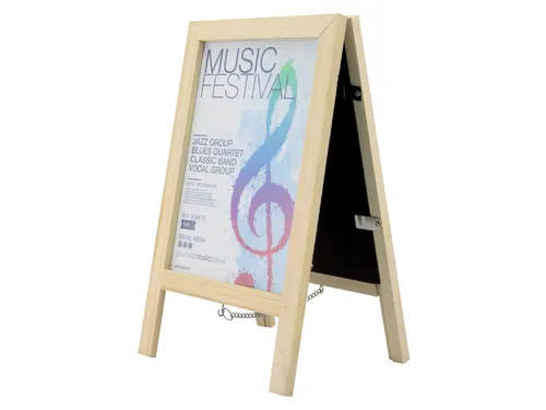 Krijtbord securit mini tafelstoepbord 24x15cm