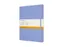 Carnet Moleskine XL 190x250mm ligné couverture souple bleu hortensia
