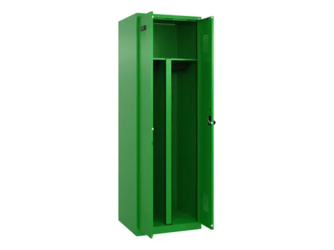 PBM-locker,HxBxD 1850x600x500mm,2vak,vak B 300mm,draaigrendel