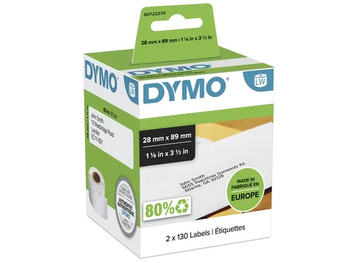 Etiket Dymo 99010 Labelprint Adreslabel 28x89mm S0722370