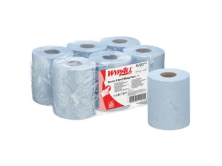 Poetsrol WypAll L10 1-laags 18,3cm106m 280vel blauw 6220 - 1