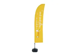 Beachflag 430cm complete set "Jus de fruits frais"
