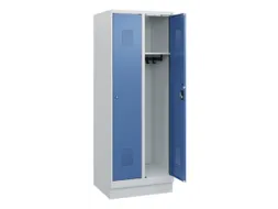 schoollocker,HxBxD 1630x600x500mm,2vak,vak B 300mm,cil.-slot,sokkel