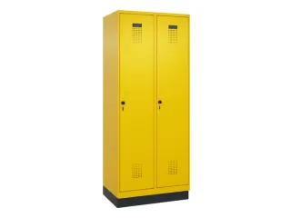 locker,HxBxD 1950x800x500mm,2vak,vak B 400mm,draaigrendel,sokkel - 3