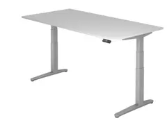 bureau assis-debout à régl. de haut. élec. HxlxP 650-1290x2000x1000