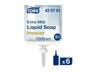 Tork 420701 Extra Mild Liquid Soap 1 Liter - 6